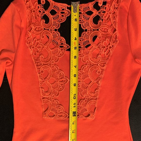 Alloy Apparel Salmon Body Con Mini/Midi Dress - Picture 9 of 16